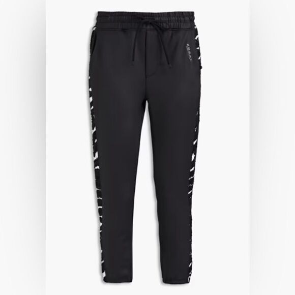 Koral Brink scuba track pants Sweat Pants with edgy zebra print  size S - Picture 2 of 7